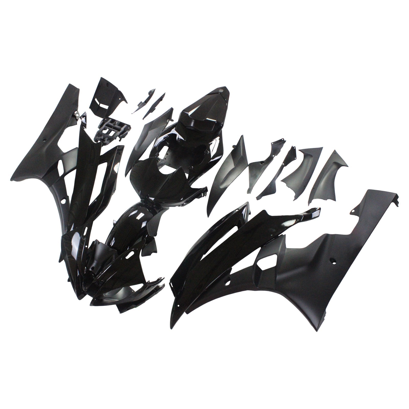 2006-2007 Yamaha YZF-R6 Fairings Contrast Black R6 Racing Generic