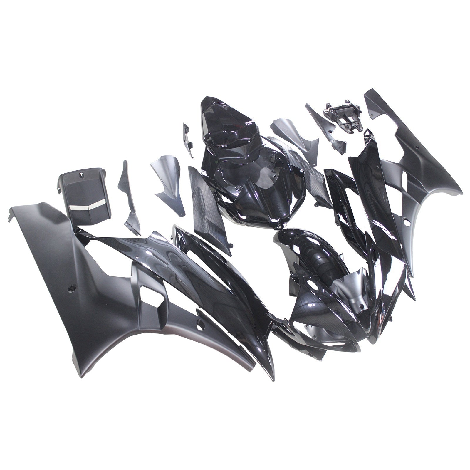 2006-2007 Yamaha YZF 600 R6 Amotopart Injection Fairing Kit Bodywork Plastic ABS #107