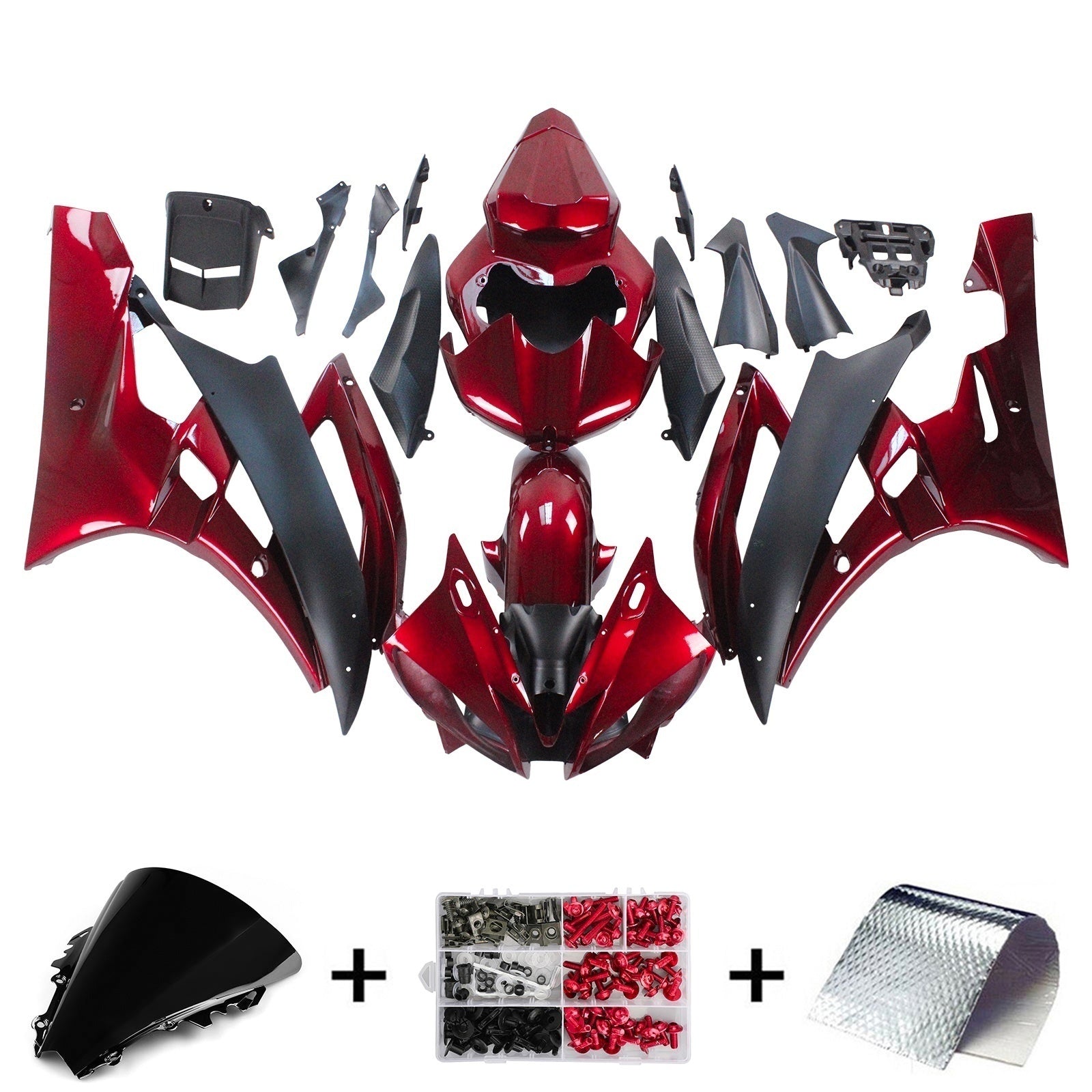2006-2007 Yamaha YZF 600 R6 Fairing Kit Generic