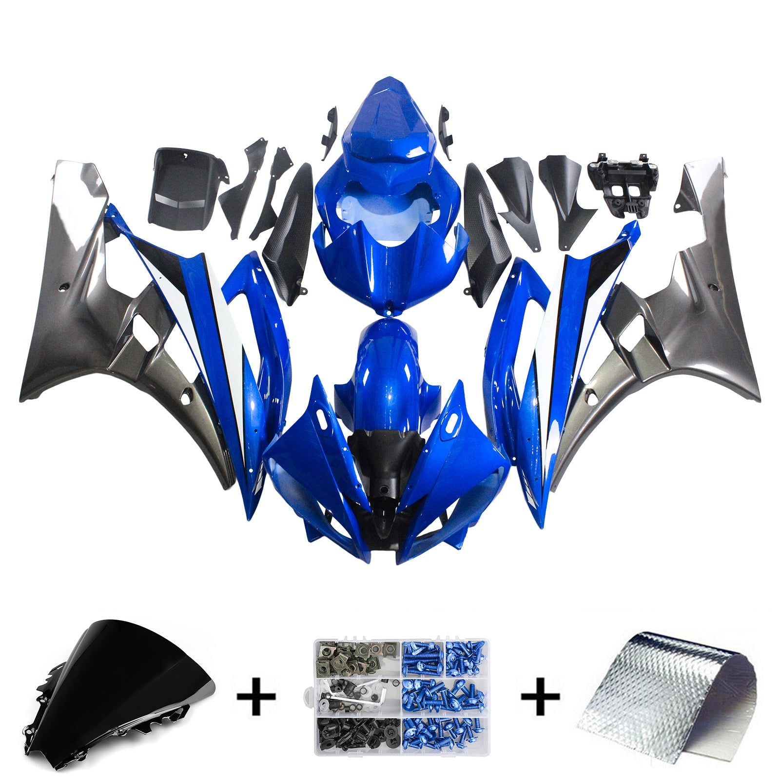 2006-2007 Yamaha YZF 600 R6 Fairing Kit Generic