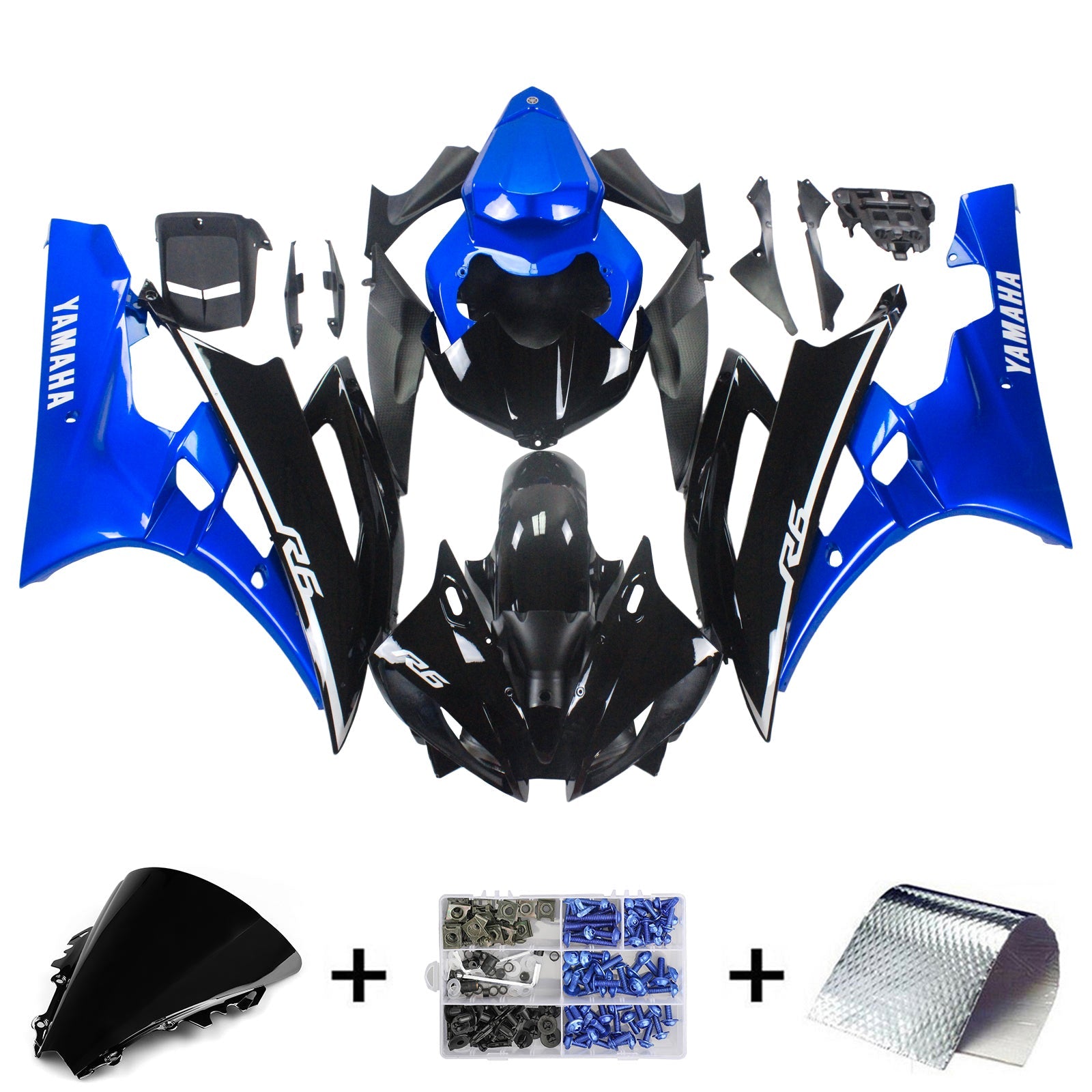 2006-2007 Yamaha YZF 600 R6 Fairing Kit Generic