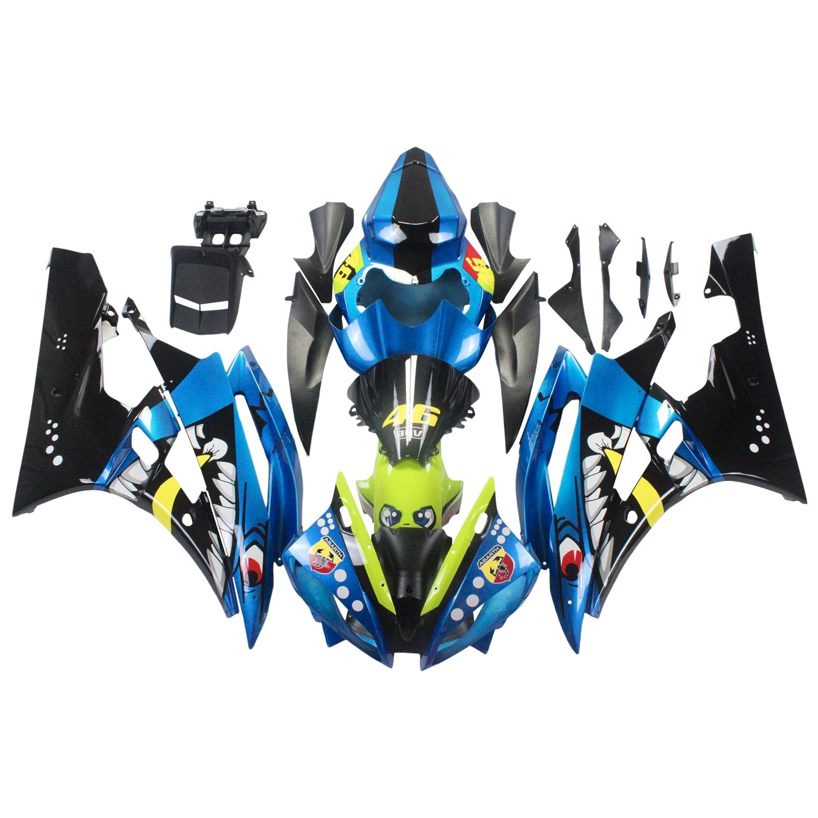 2006-2007 Yamaha YZF 600 R6 Fairing Kit Generic