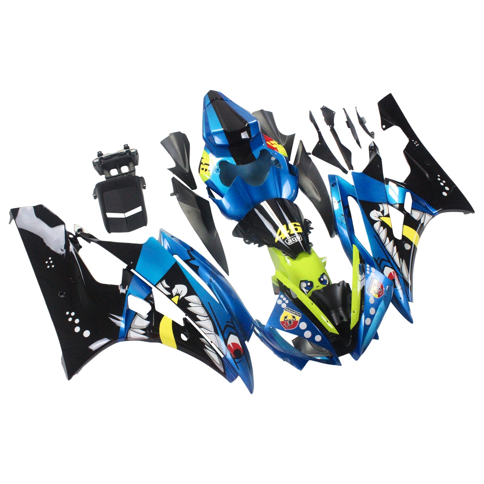 2006-2007 Yamaha YZF 600 R6 Fairing Kit Generic