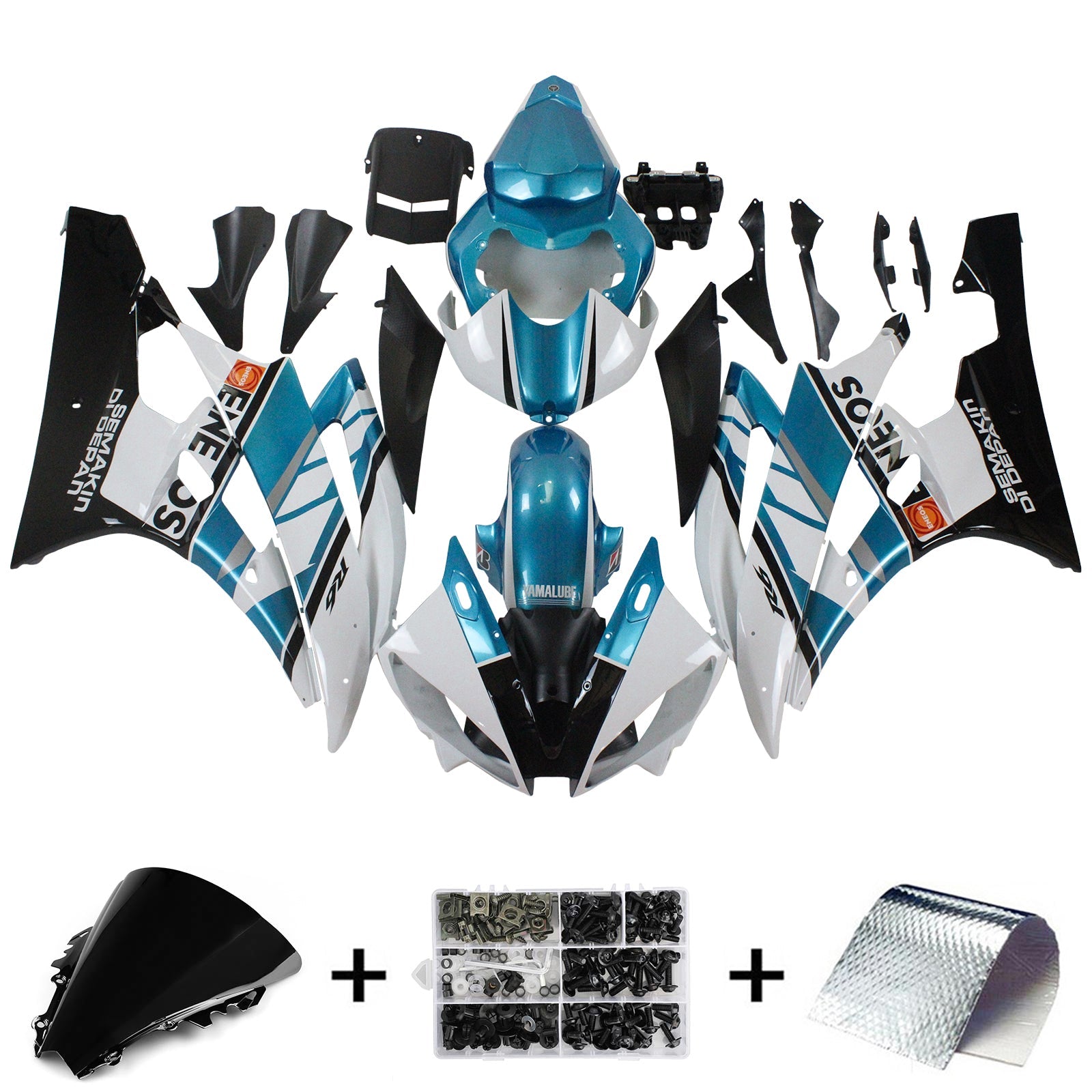 2006-2007 Yamaha YZF 600 R6 Fairing Kit Generic
