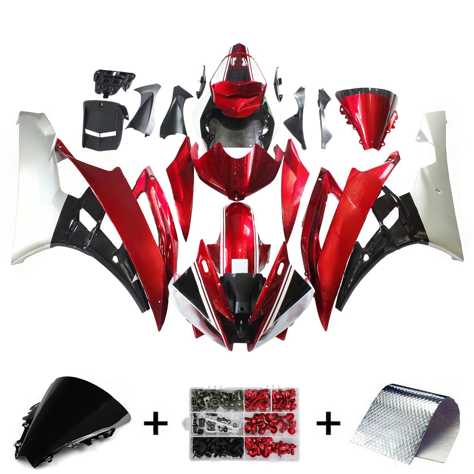 2006-2007 Yamaha YZF 600 R6 Fairing Kit Generic
