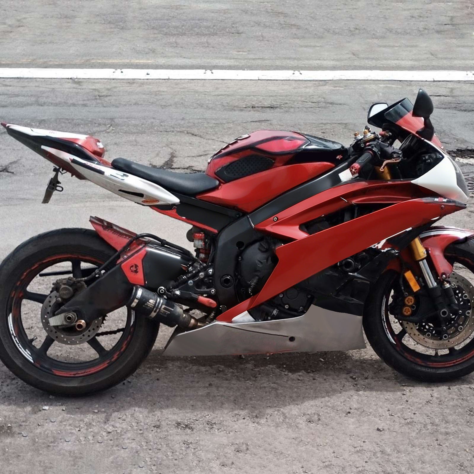 2006-2007 Yamaha YZF 600 R6 Fairing Kit Generic