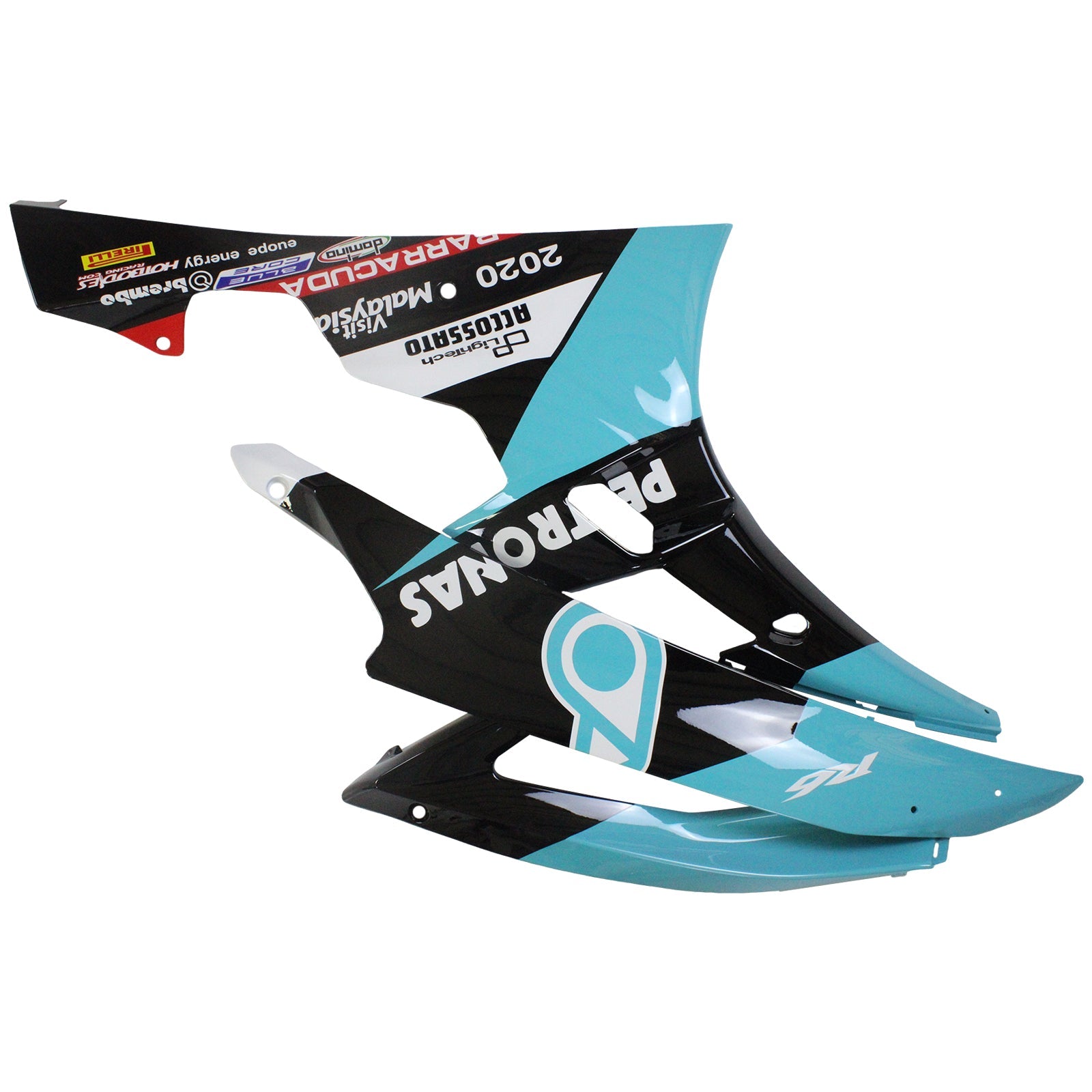 2006-2007 Yamaha YZF 600 R6 Injection Fairing Kit Bodywork Plastic ABS #157