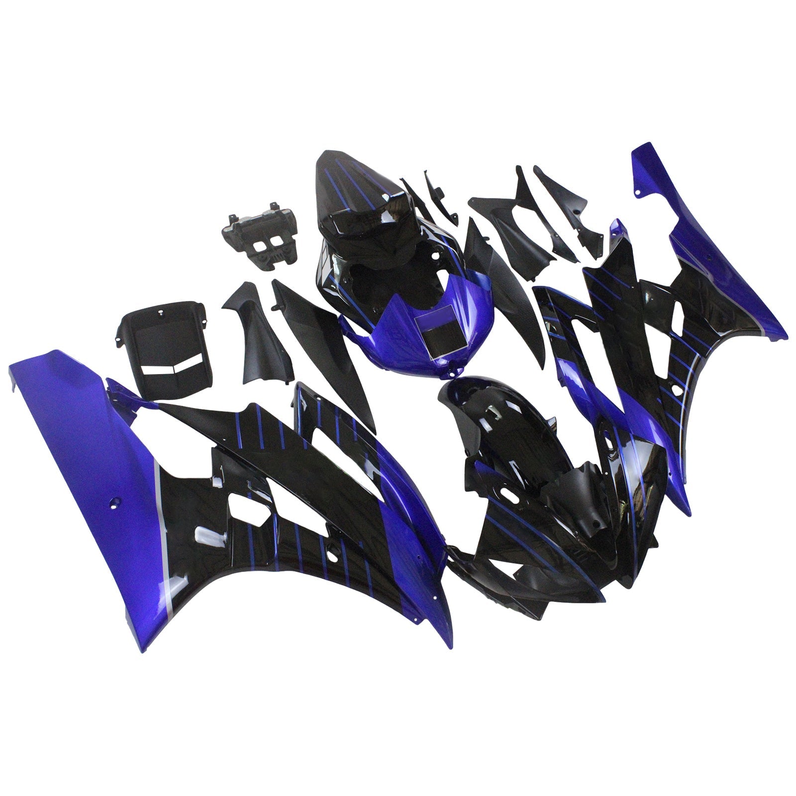 2006-2007 Yamaha YZF 600 R6 Fairing Kit Bodywork Plastic ABS