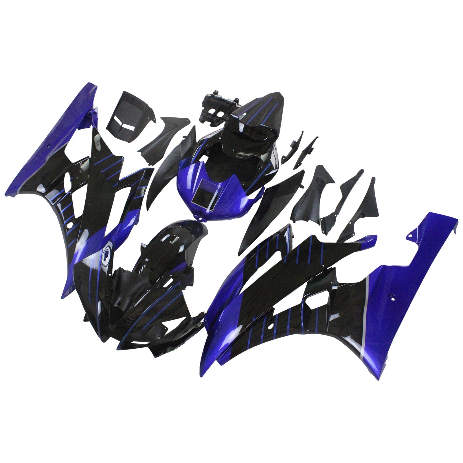 2006-2007 Yamaha YZF 600 R6 Fairing Kit Bodywork Plastic ABS