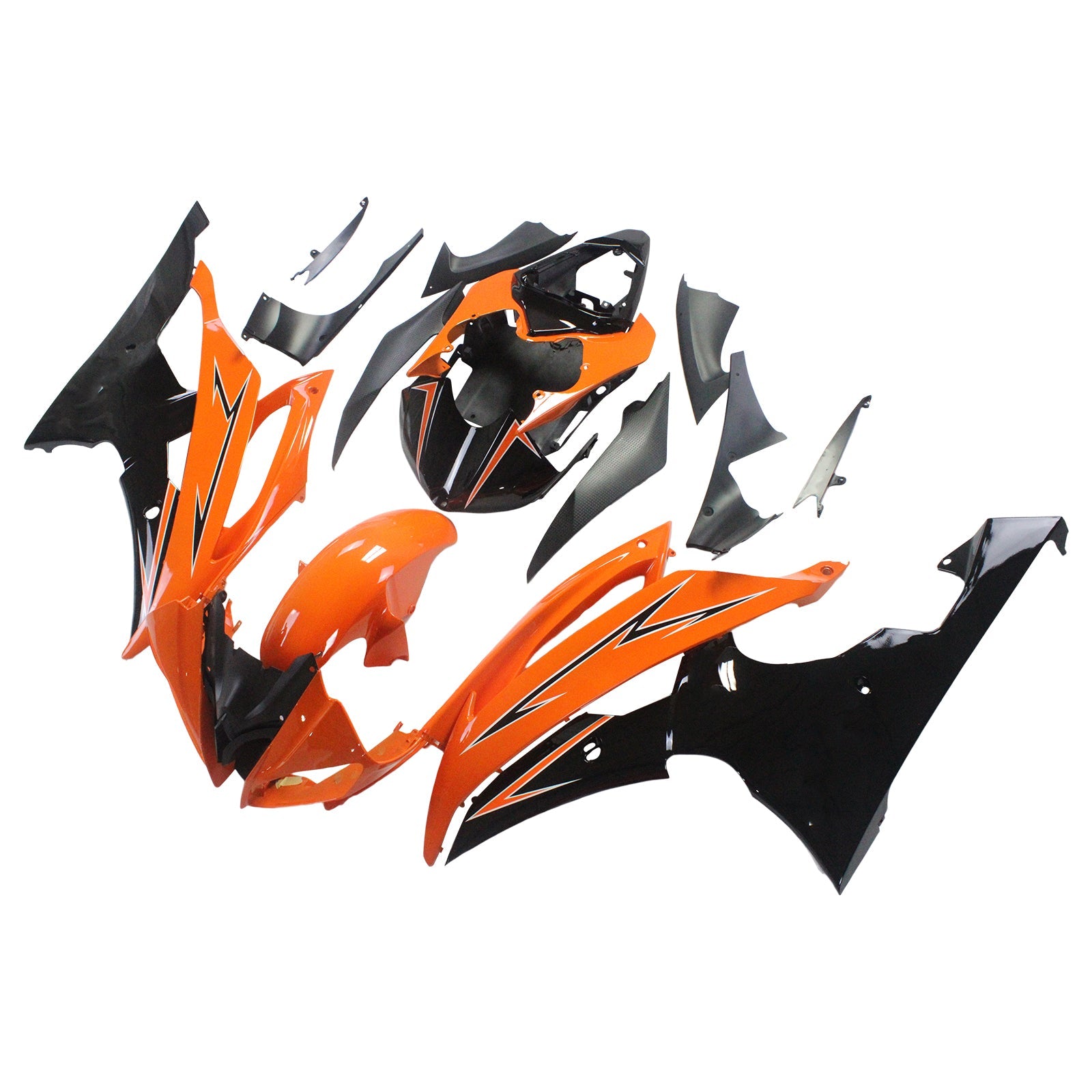 2008-2016 Yamaha YZF 600 R6 Amotopart Injection Fairing Kit Bodywork Plastic ABS #111