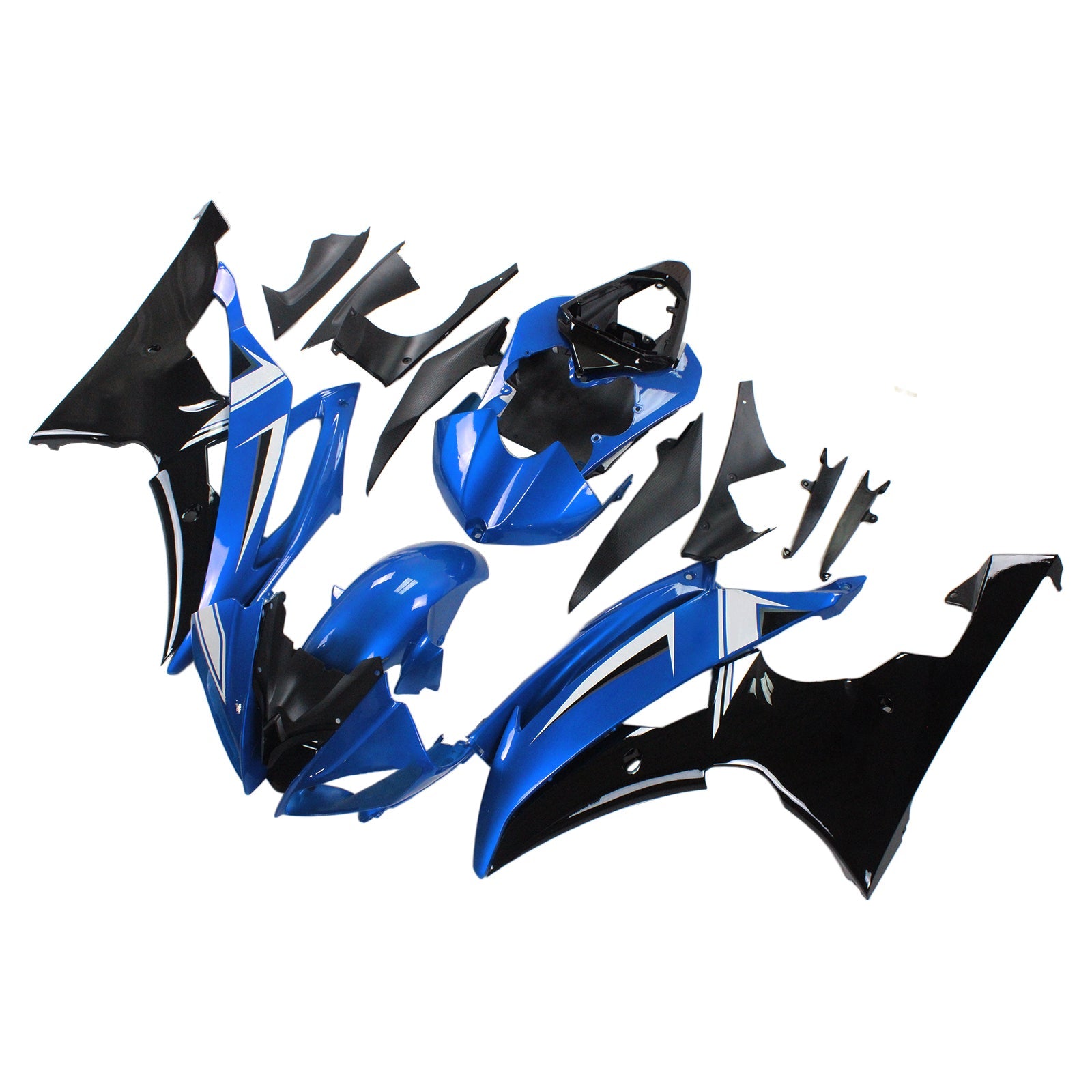 2008-2016 Yamaha YZF 600 R6 Amotopart Injection Fairing Kit Bodywork Plastic ABS #113