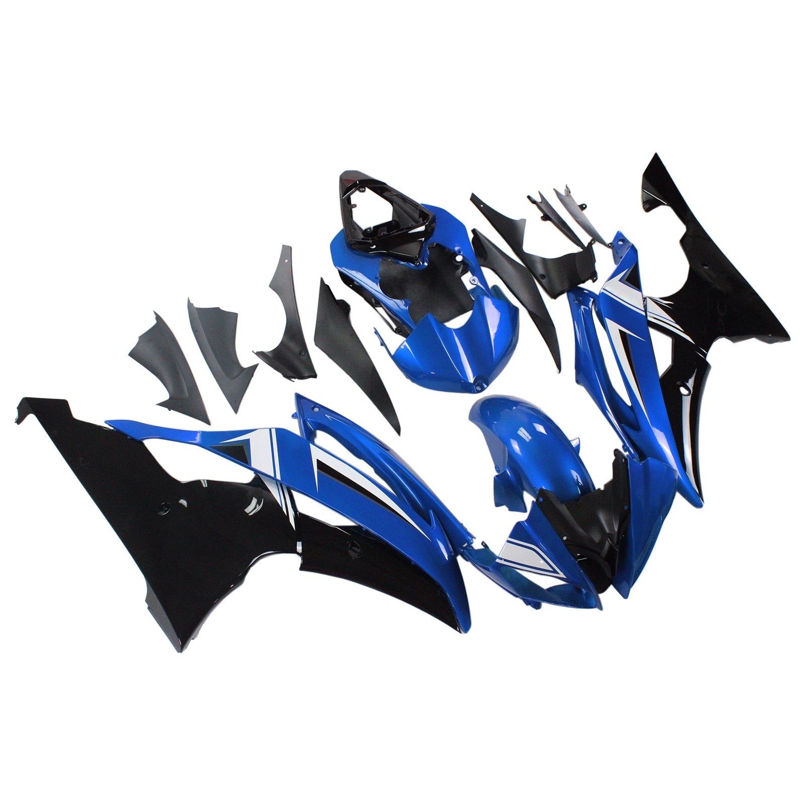2008-2016 Yamaha YZF 600 R6 Amotopart Injection Fairing Kit Bodywork Plastic ABS #113