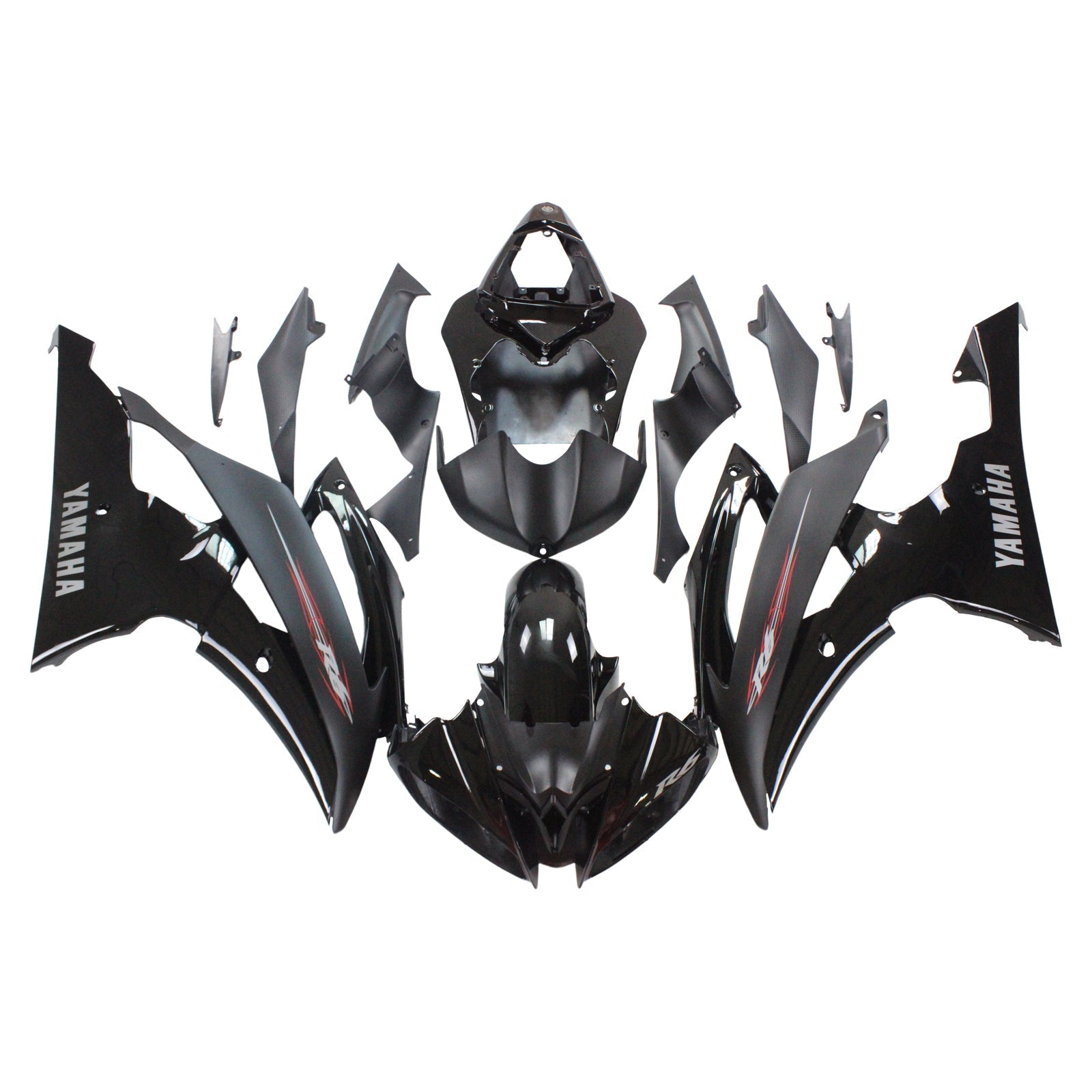 2008-2016 Yamaha YZF 600 R6 Injection Fairing Kit Bodywork Plastic ABS #132