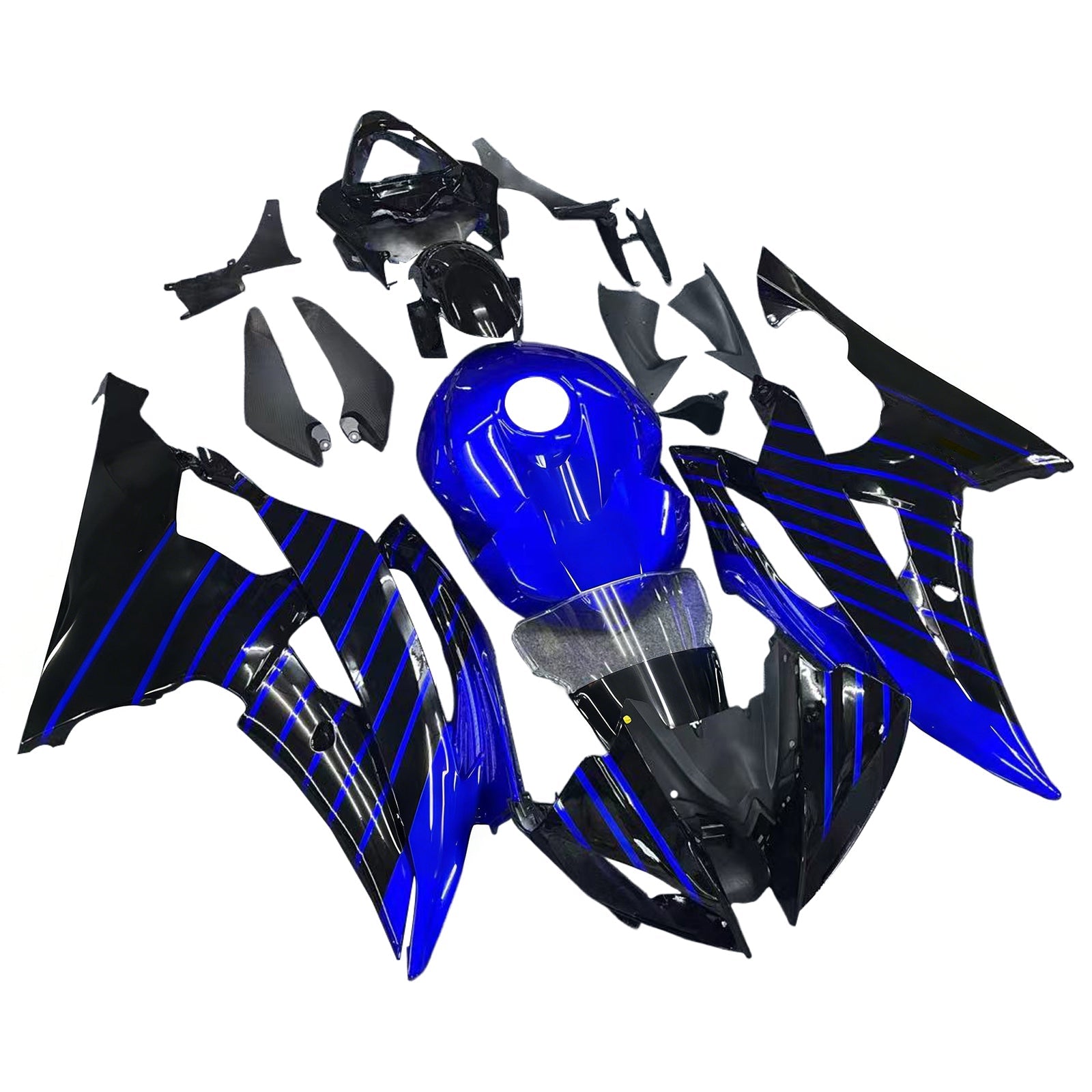 2008-2016 Yamaha YZF 600 R6 Injection Fairing Kit Bodywork Plastic ABS #190