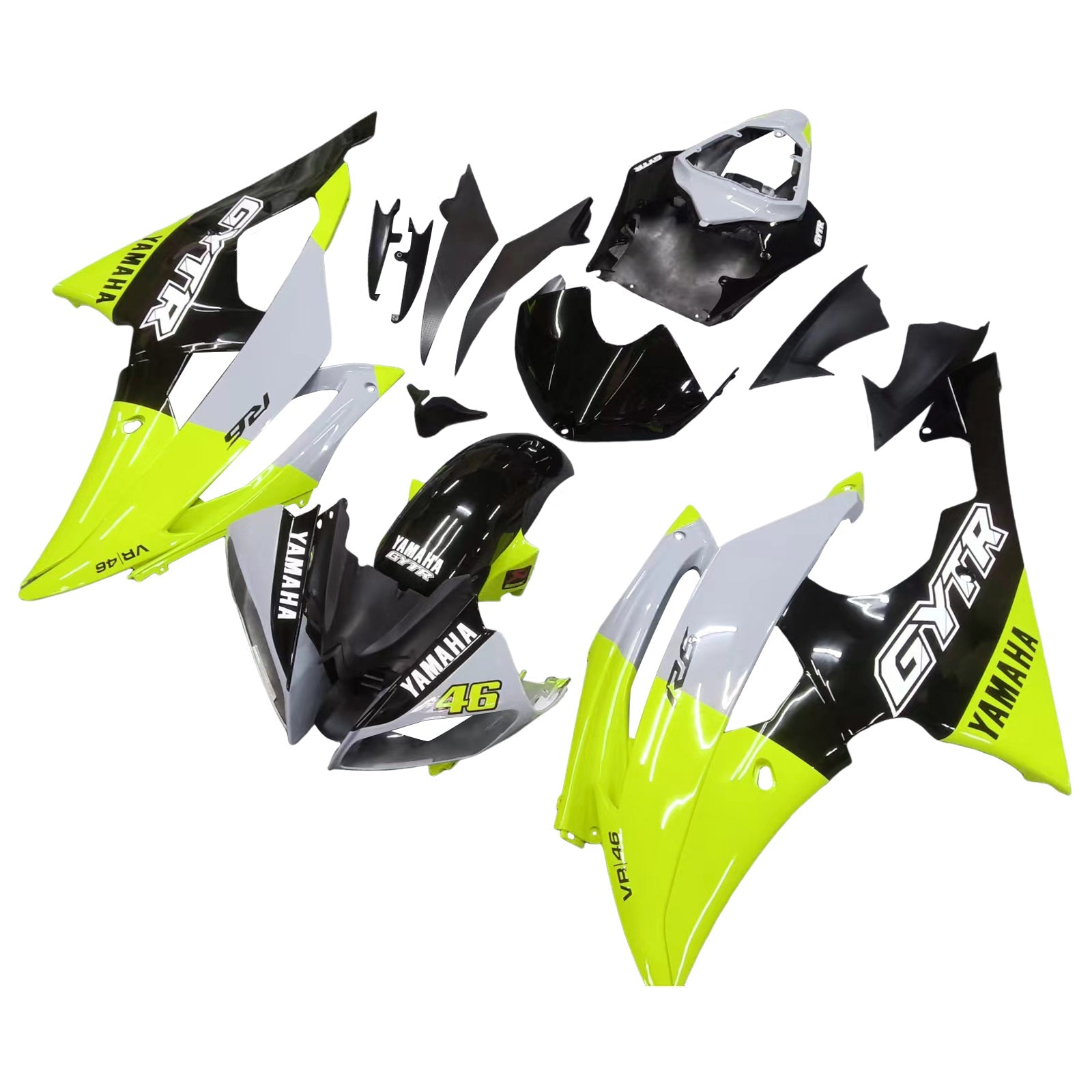 2008-2016 Yamaha YZF 600 R6 Fairing Kit Bodywork Plastic ABS