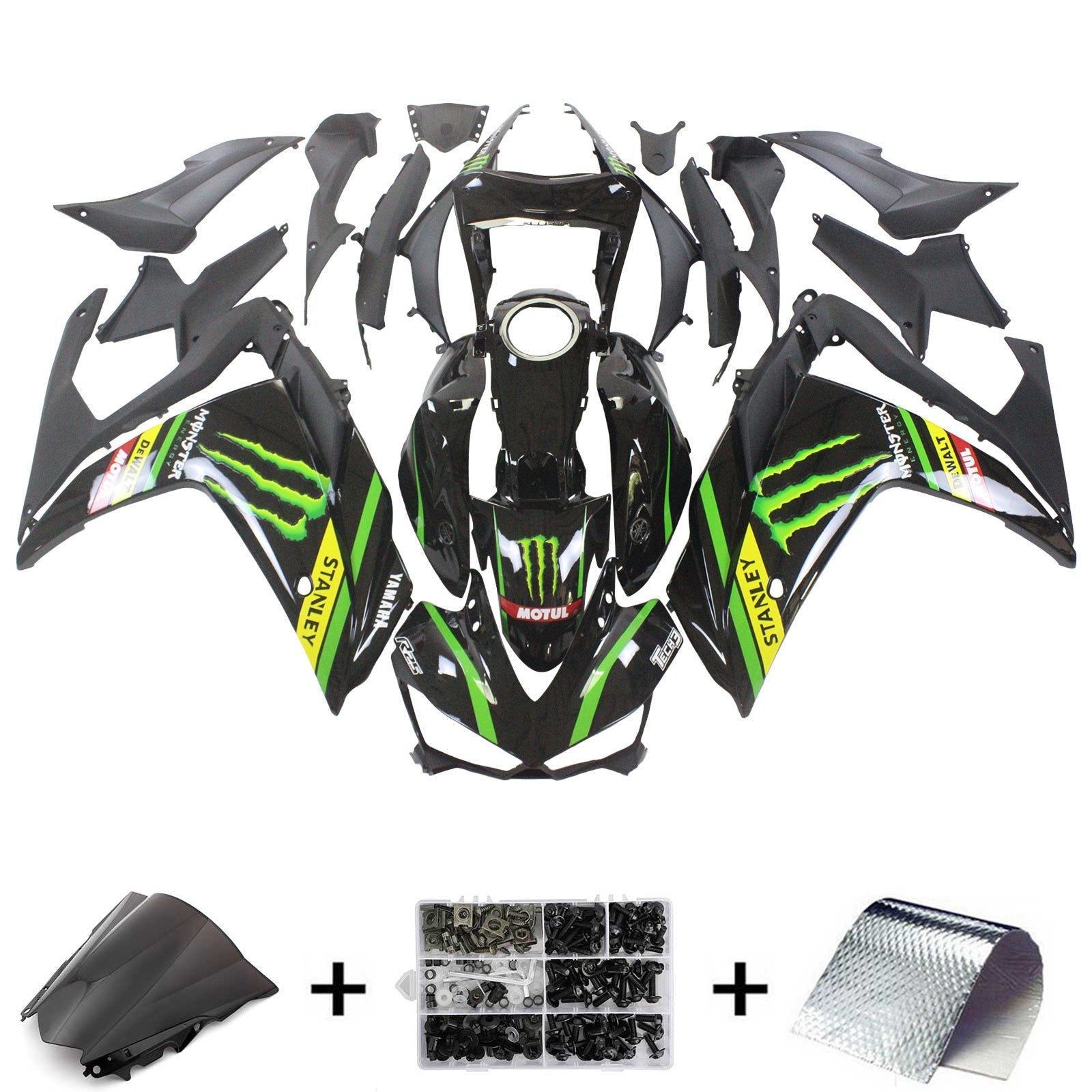 2014-2018 Yamaha YZF-R3 2015-2017 R25 Fairing Kit Generic