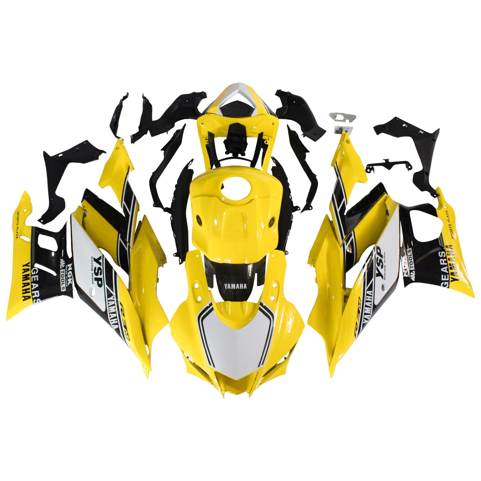 2019-2021 Yamaha YZF-R3 R25 Amotopart Injection Fairing Kit Bodywork Plastic ABS #117