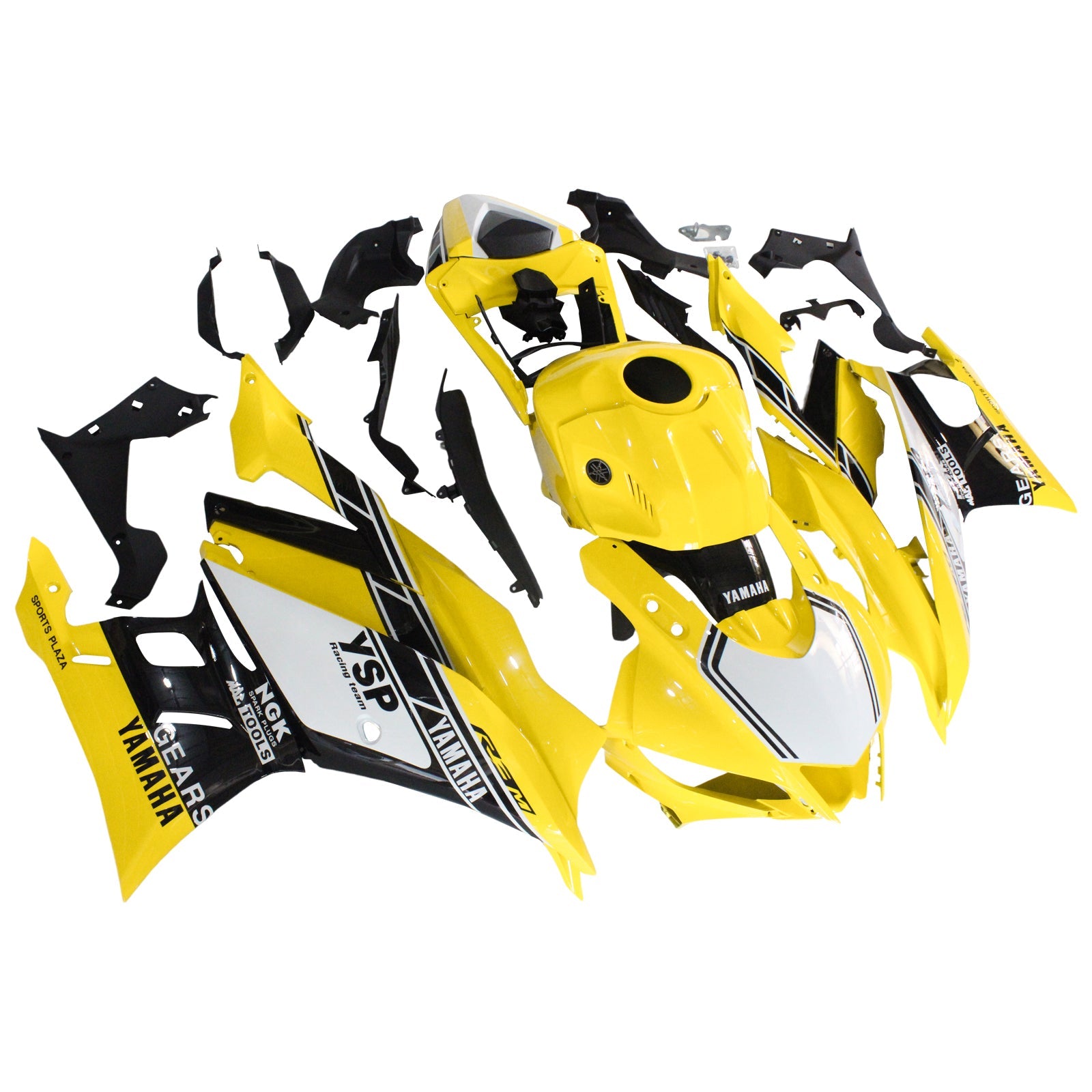 2019-2021 Yamaha YZF-R3 R25 Amotopart Injection Fairing Kit Bodywork Plastic ABS #117