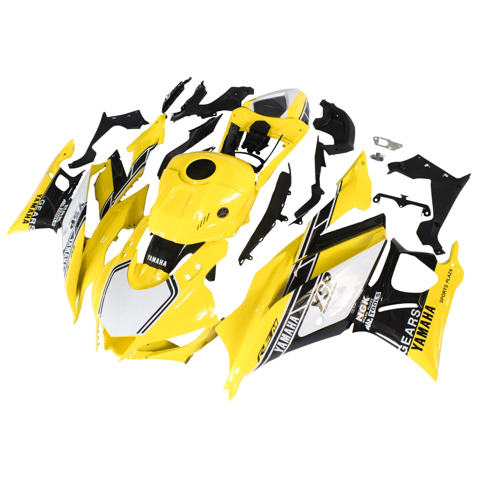 2019-2021 Yamaha YZF-R3 R25 Amotopart Injection Fairing Kit Bodywork Plastic ABS #117