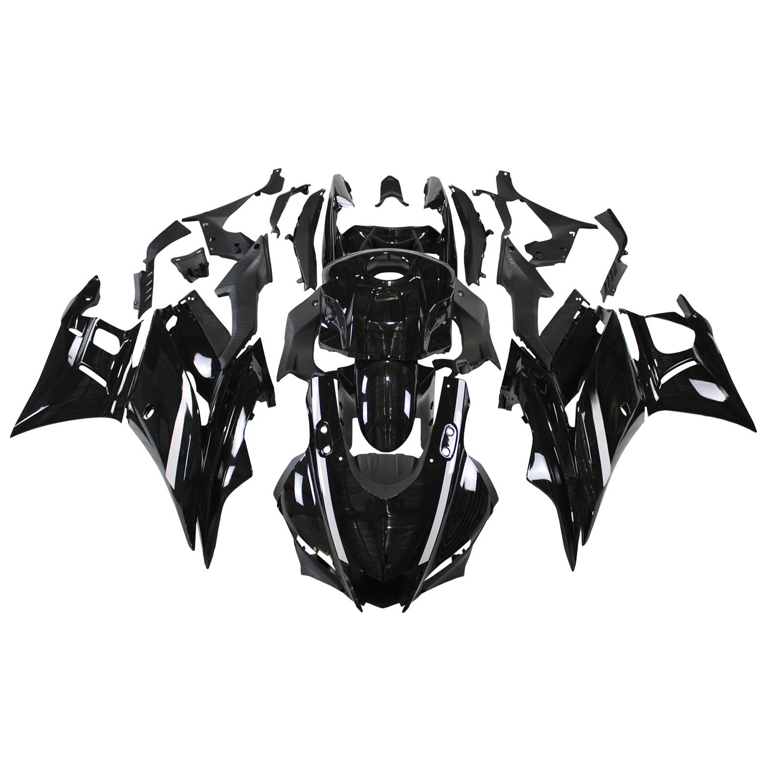 2019-2021 Yamaha YZF-R3 R25 Fairing Kit Bodywork Plastic ABS