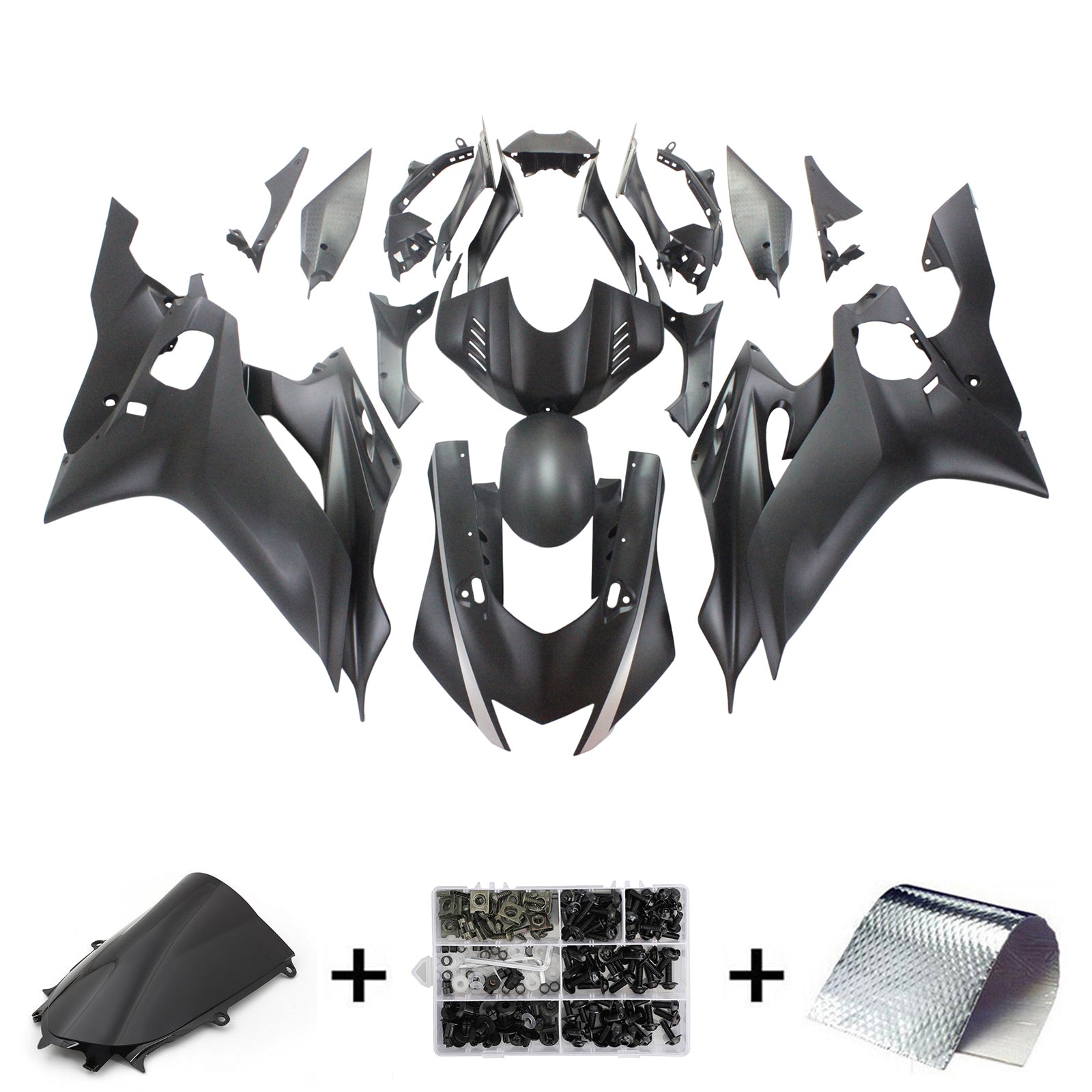 2017-2020 Yamaha YZF 600 R6 Injection Fairing Kit Bodywork Plastic ABS #101