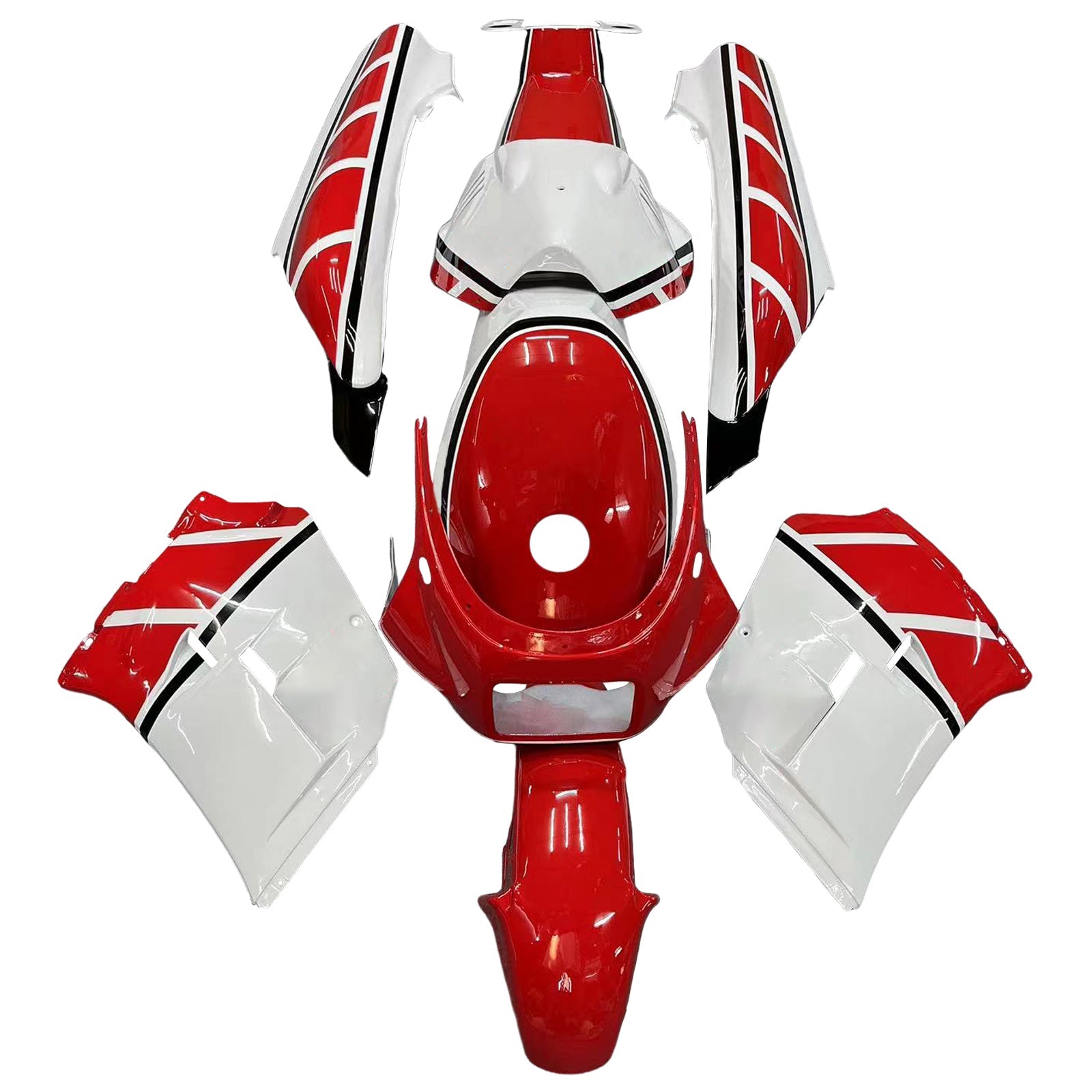 1985-1987 Yamaha RZV500/RD500 Amotopart Injection Fairing Kit Bodywork Plastic ABS #101