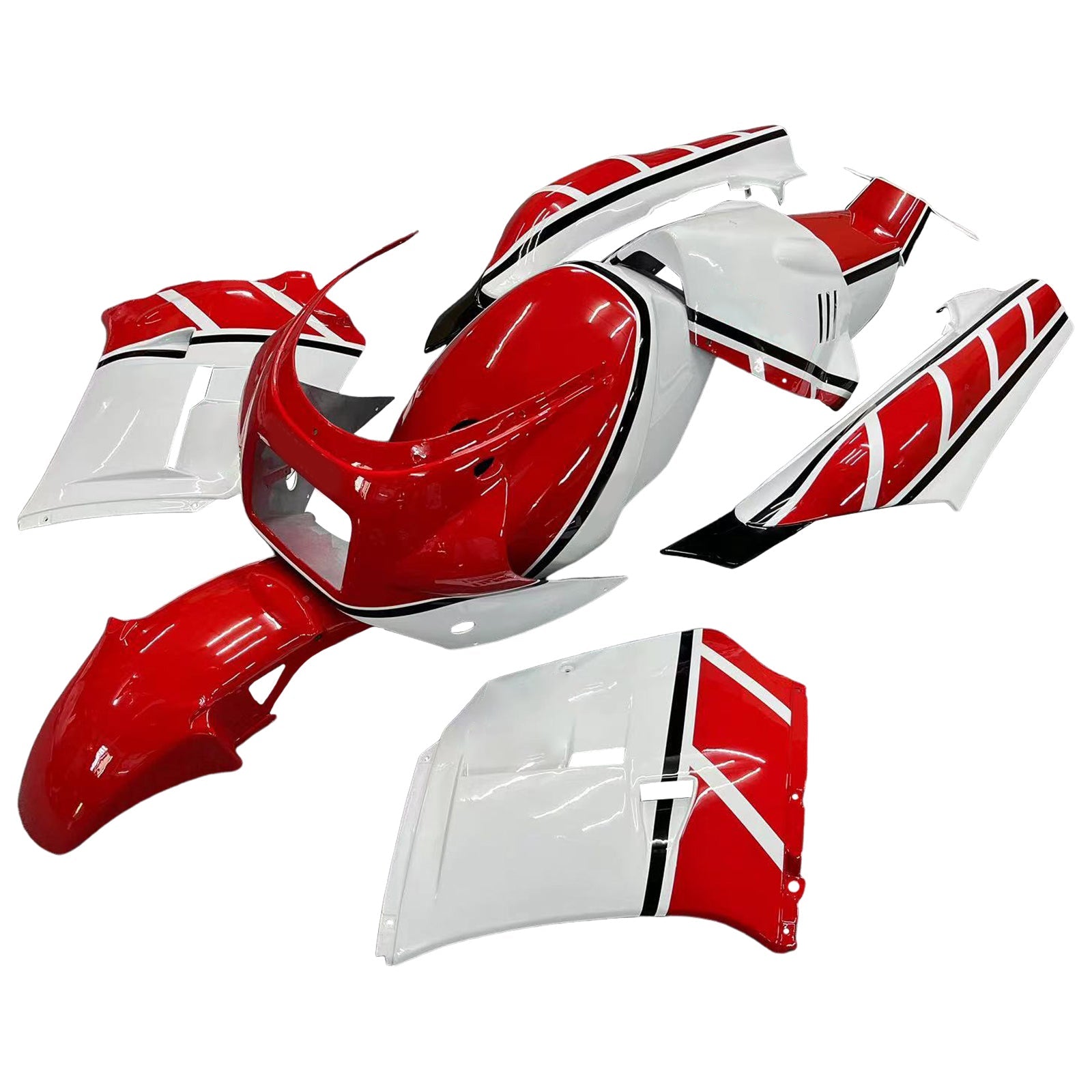 1985-1987 Yamaha RZV500/RD500 Amotopart Injection Fairing Kit Bodywork Plastic ABS #101