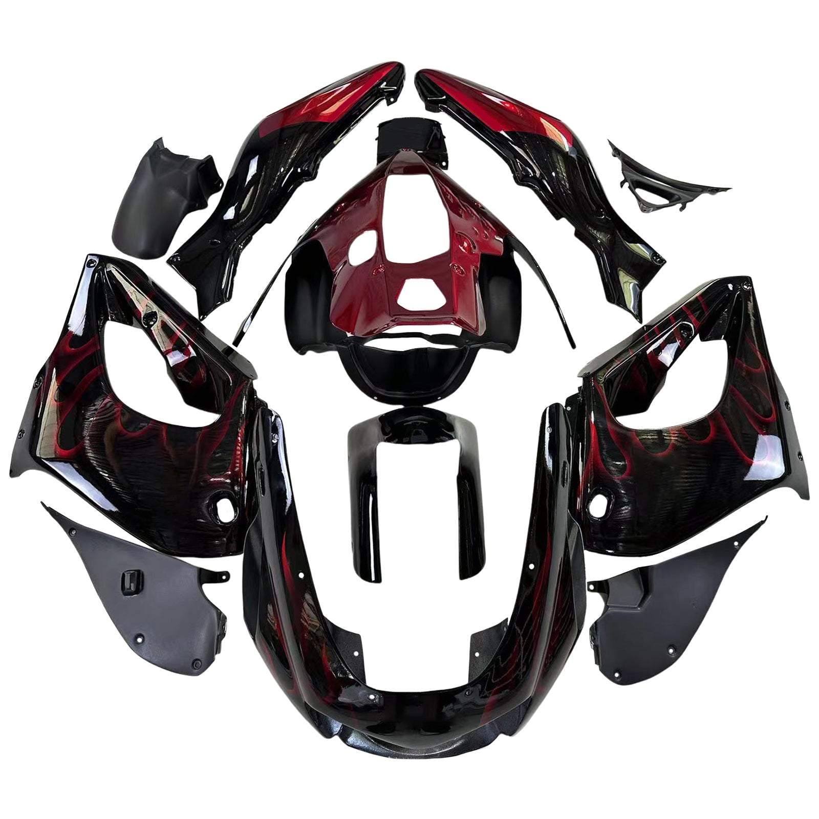 1997-2007 Yamaha YZF1000R Thunderace Amotopart Injection Fairing Kit Bodywork ABS #105