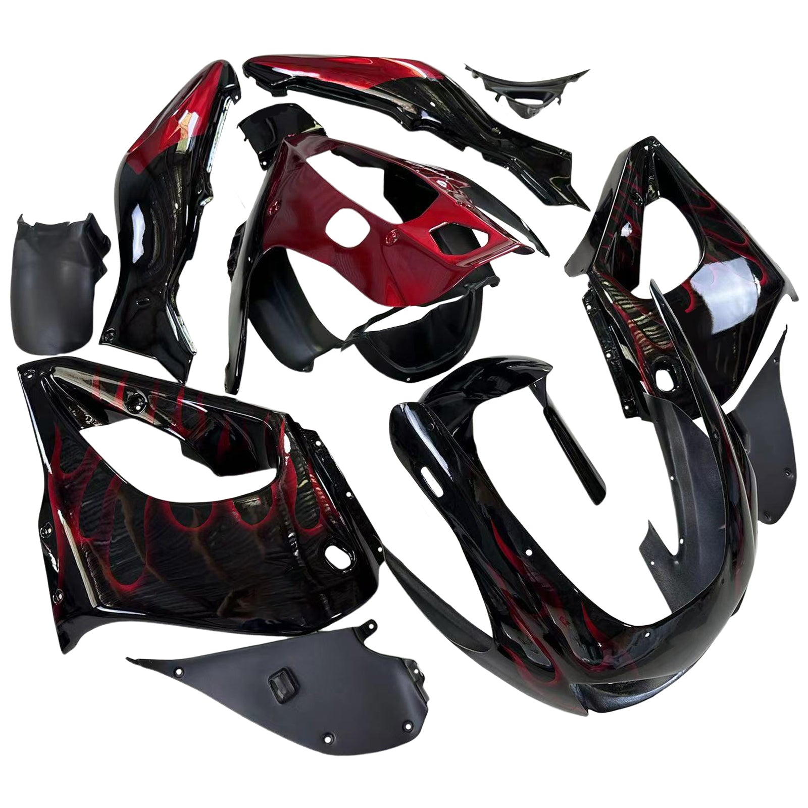 1997-2007 Yamaha YZF1000R Thunderace Amotopart Injection Fairing Kit Bodywork ABS #105