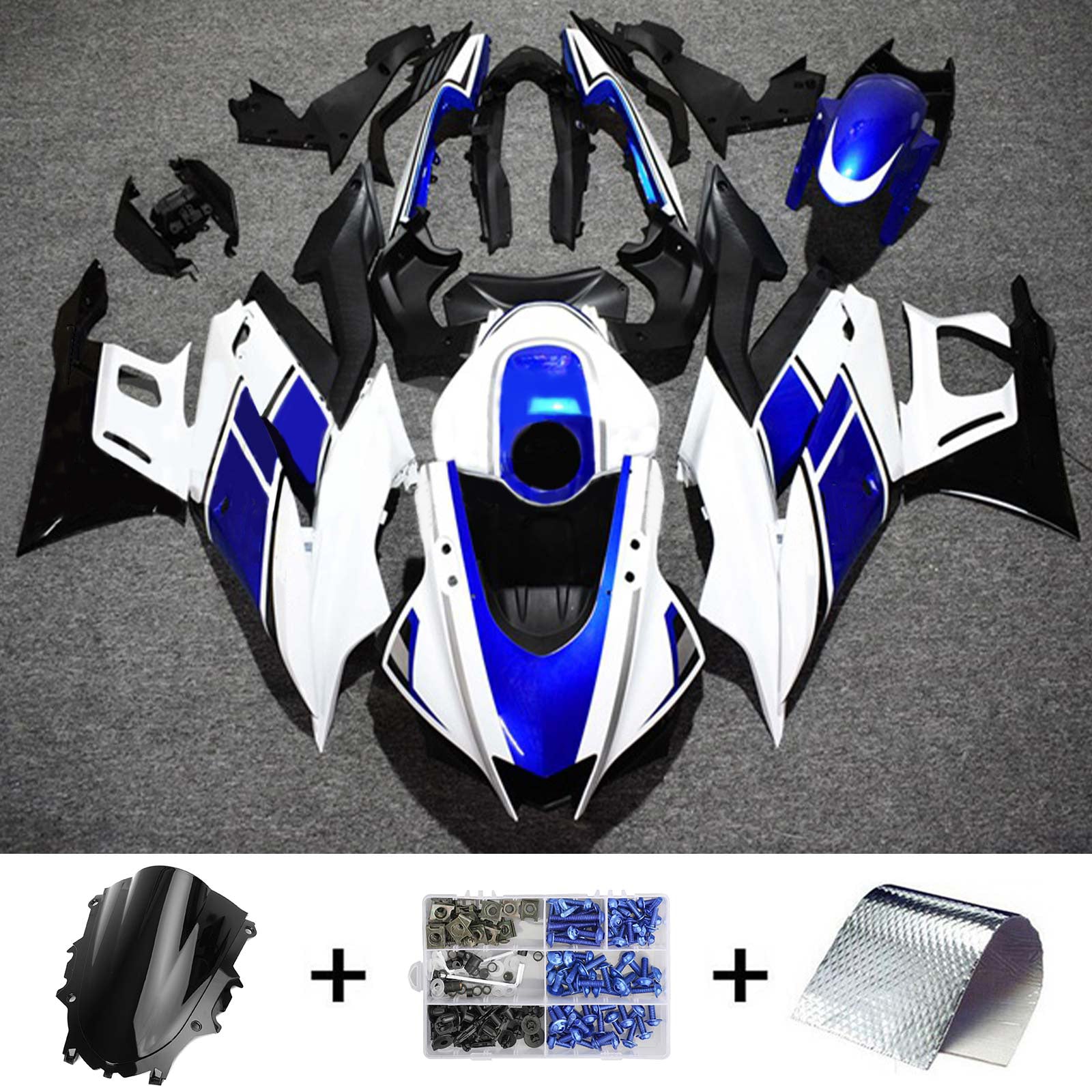 2022-2023 Yamaha YZF-R3 R25 Injection Fairing Kit Bodywork Plastic ABS #116