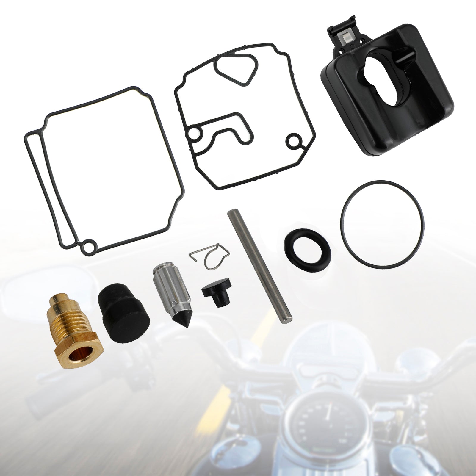 Carburetor Carb Rebuild Kit 6H2-W0093-10-00 Fit for Yamaha 3 Cyl 2.834 Bore 60HP 1992-2006