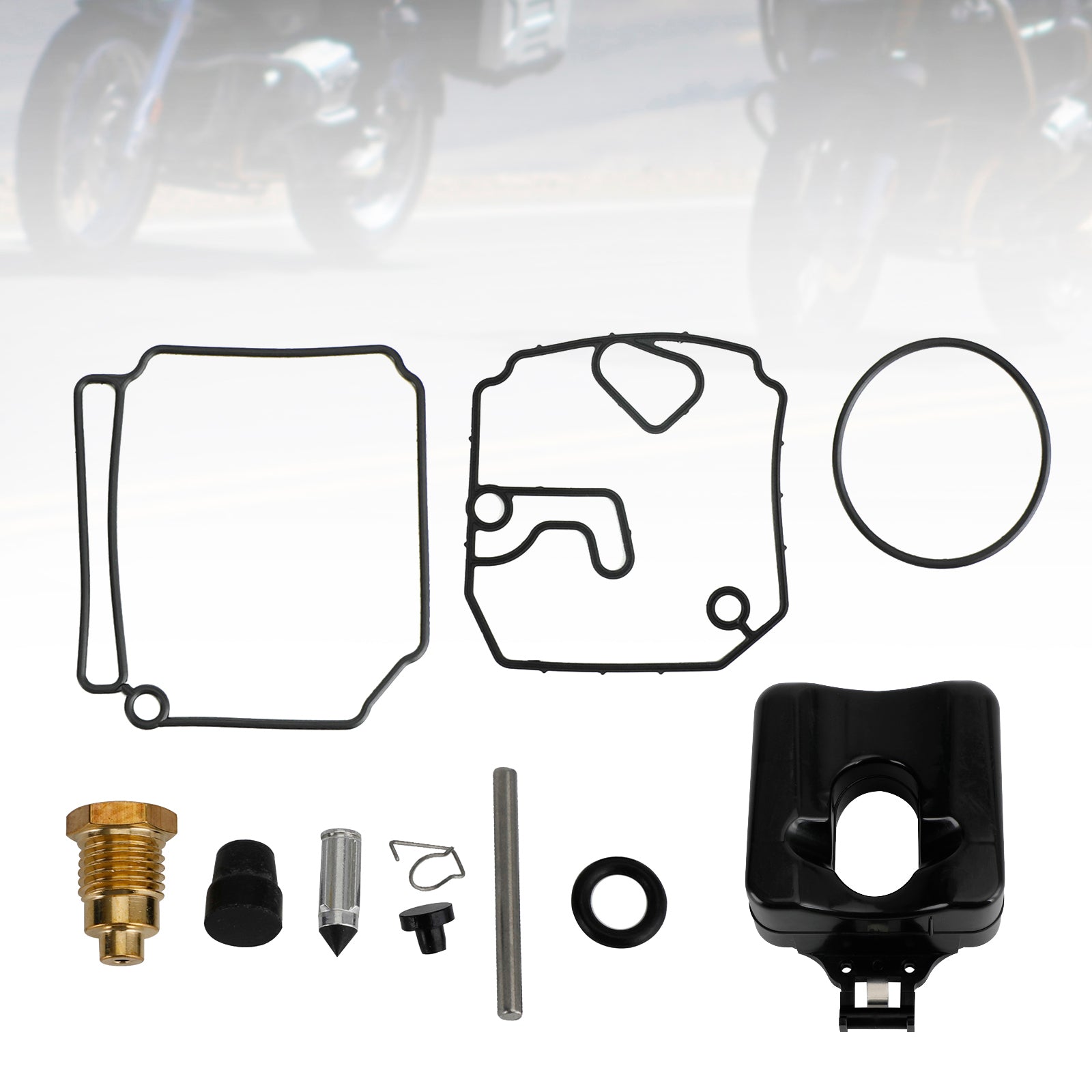 Carburetor Carb Rebuild Kit 6H2-W0093-10-00 Fit for Yamaha 3 Cyl 2.834 Bore 70HP 1992-2009