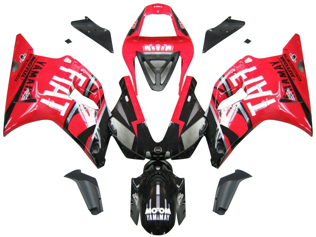 2000-2001 Yamaha YZF-R1 Red Black No.46 FIAT Racing Fairings Generic