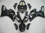 2000-2001 Yamaha YZF-R1 Black YZF Racing Fairings Generic