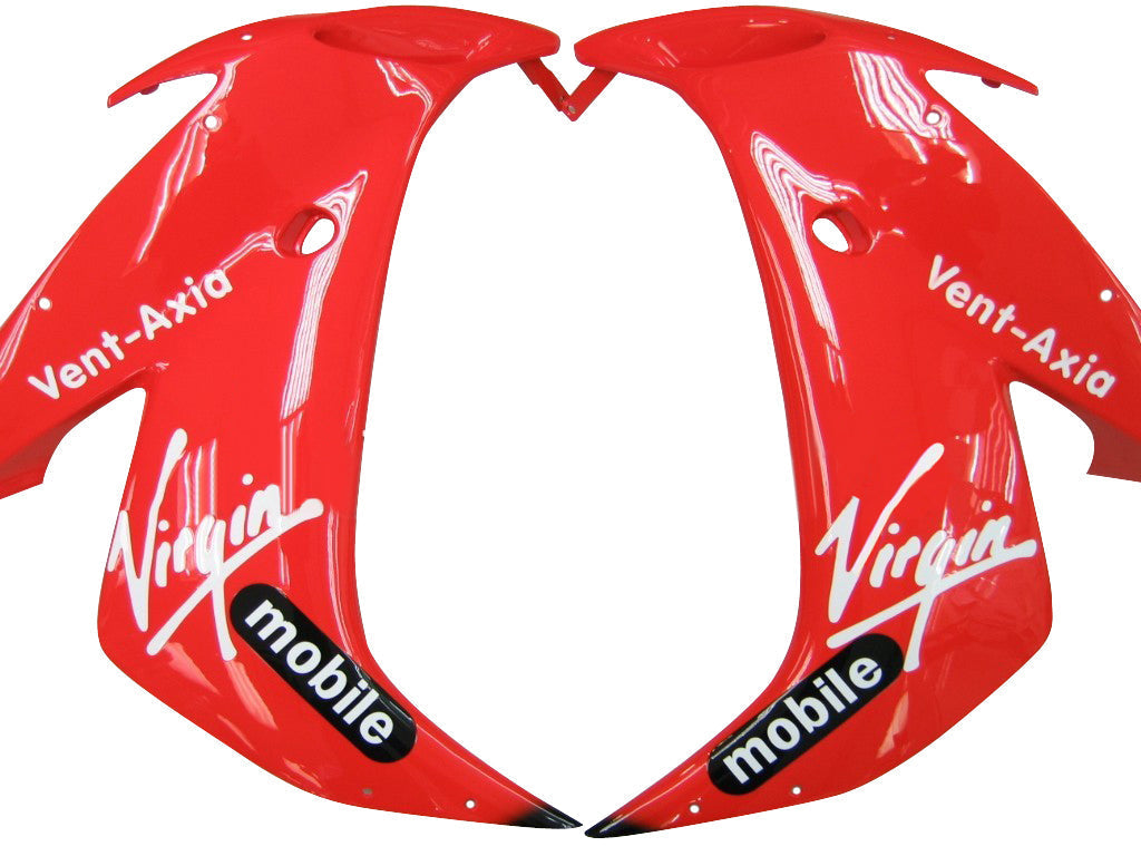 2004-2006 Yamaha YZF-R1 Red Black Racing Fairings Generic