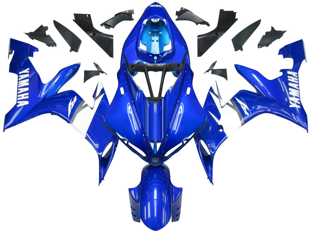 2004-2006 Yamaha YZF-R1 Blue White Racing Fairings Generic