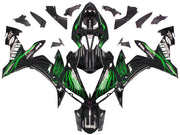 2004-2006 Yamaha R1 Fairing Black&Green Kit