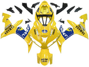 2004-2006 Yamaha YZF-R1 Yellow Blue Racing Fairings Generic