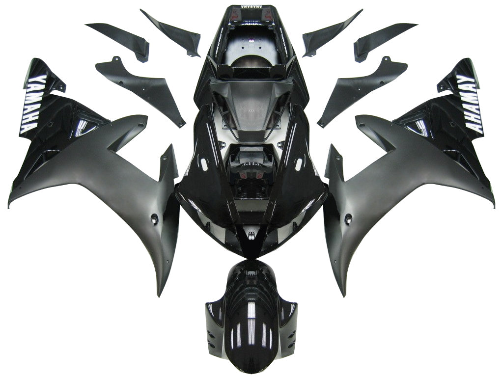 2002-2003 Yamaha R1 Fairing Matt Black Kit