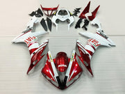 2004-2006 Yamaha YZF-R1 Red White Racing Fairings Generic