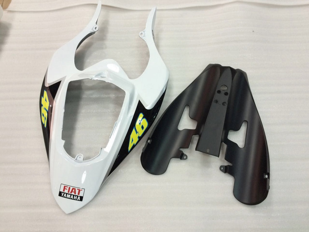 2004-2006 Yamaha YZF-R1 Red White Racing Fairings Generic
