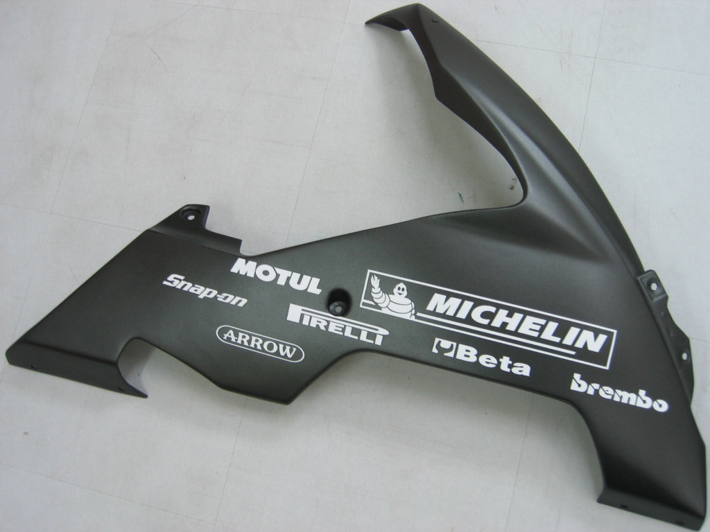 2004-2006 Yamaha YZF-R1 Contrast Black Racing Fairings Generic
