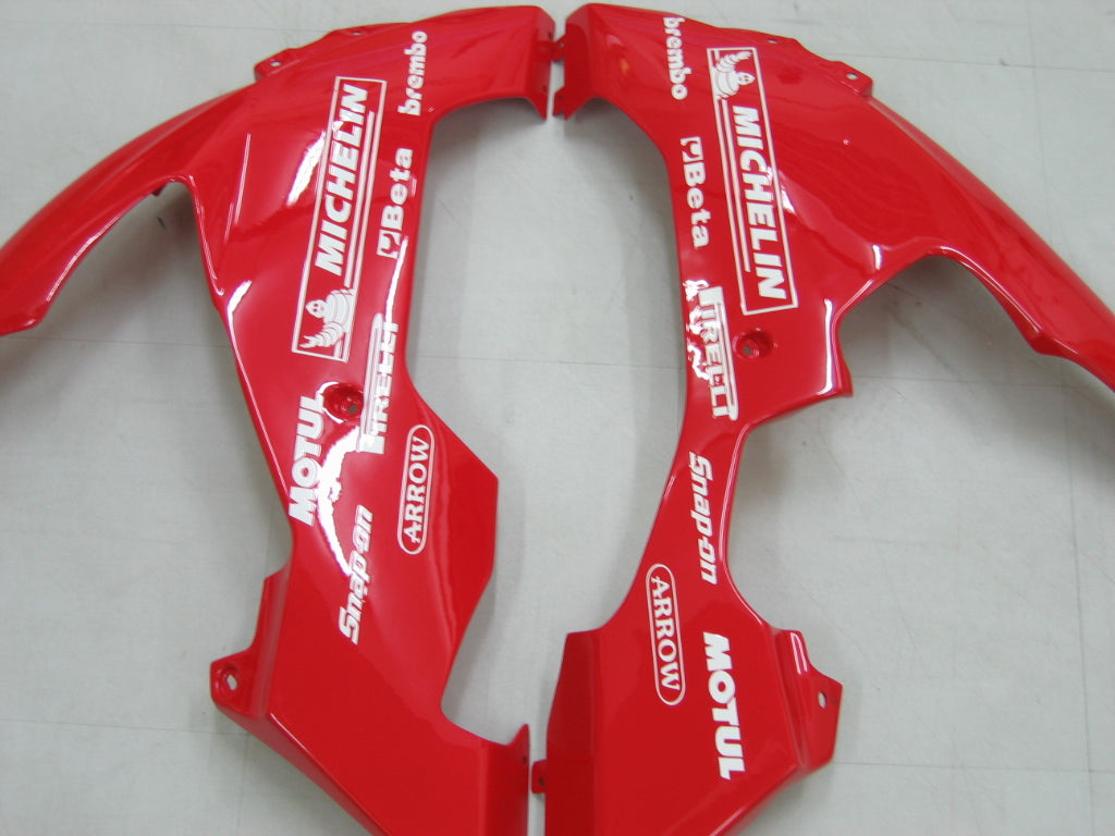 2004-2006 Yamaha YZF-R1 White Red Racing Fairings Generic