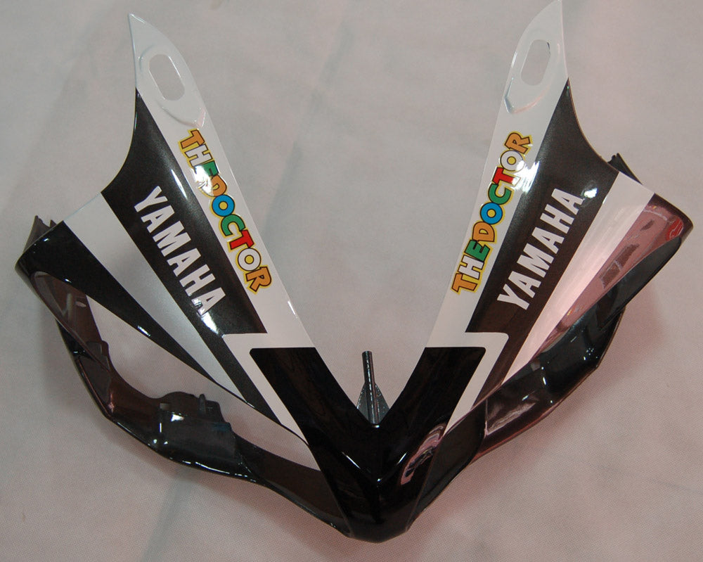 2007-2008 Yamaha YZF-R1 Black White FIAT Racing Fairings Generic