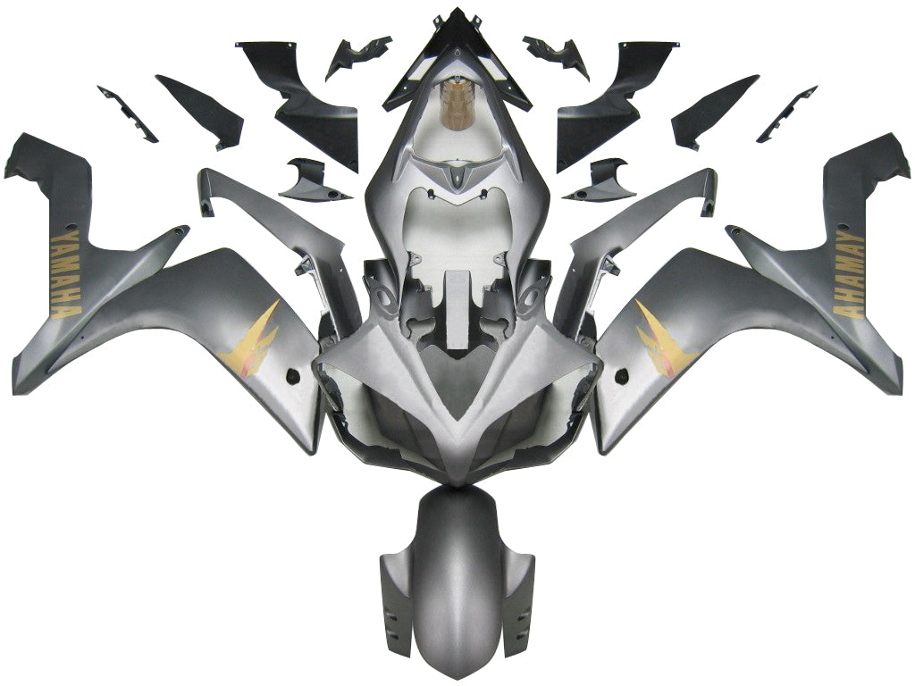 2007-2008 Yamaha YZF-R1 Silver Matte Racing Fairings Generic