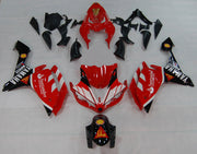 2007-2008 Yamaha YZF-R1 Red Black Santander Bank Racing Fairings Generic