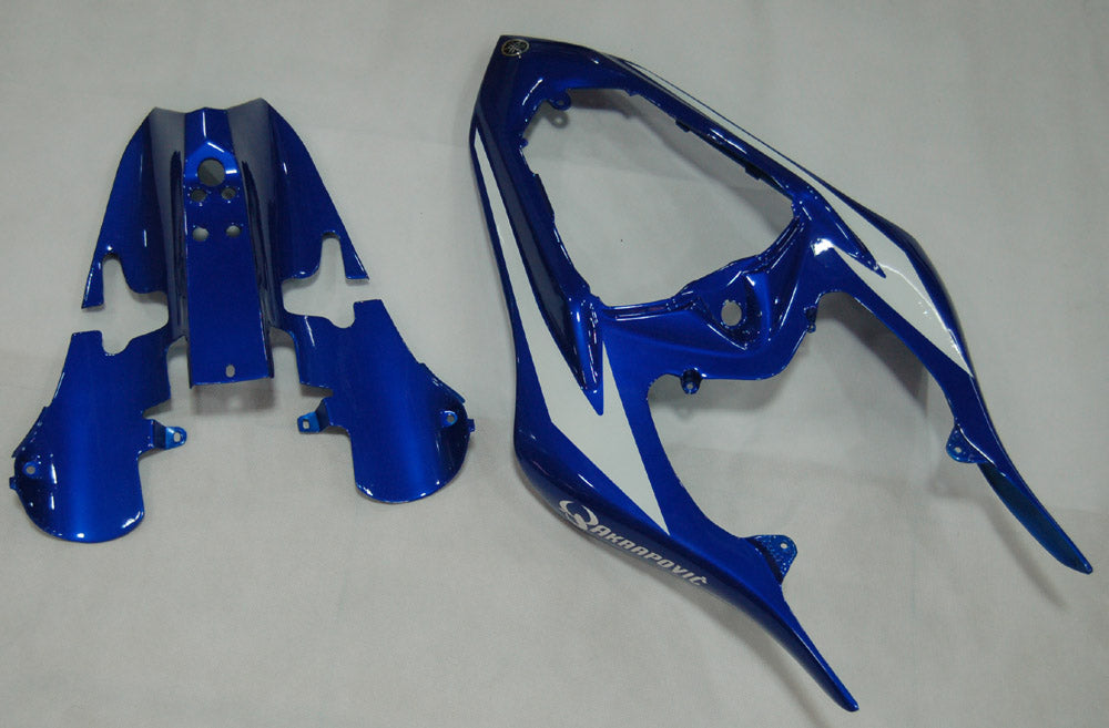 2007-2008 Yamaha YZF-R1 Blue White Racing Fairings Generic