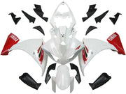 2009-2011 Yamaha YZF-R1 White Red Racing Fairings Generic