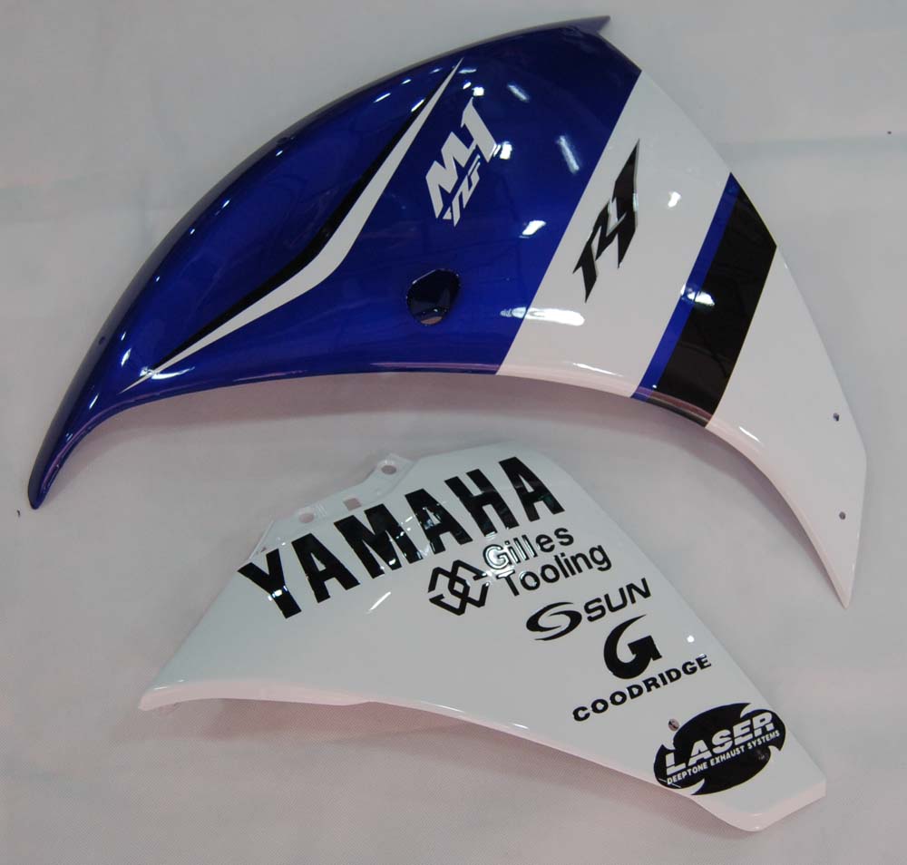2009-2011 Yamaha YZF-R1 Blue White Racing Fairings Generic