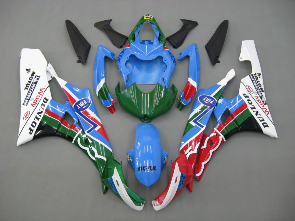 2006-2007 Yamaha YZF-R6 Fairings Red Black R6 Racing Generic